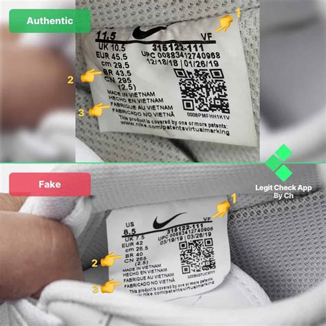 how to know if your nike shoes are fake|check nike serial number.